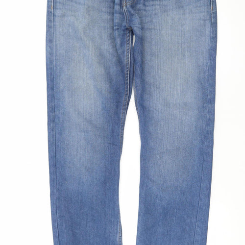 Denim Co. Men's Blue Straight Leg Jeans W34 L34