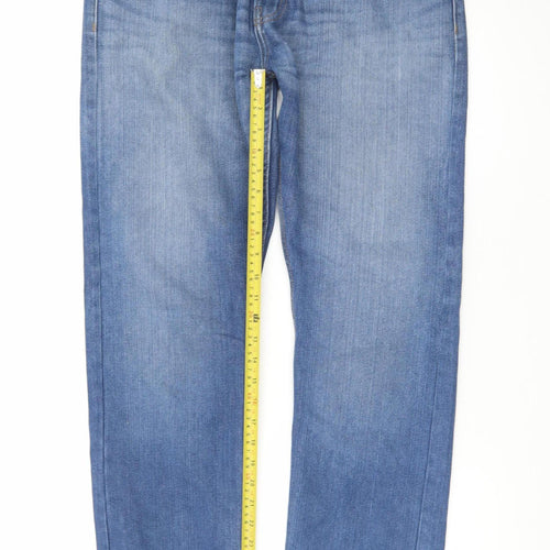 Denim Co. Men's Blue Straight Leg Jeans W34 L34