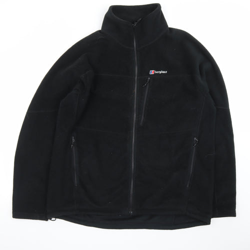 Berghaus Men's Black XXL Full Zip Fleece Jacket Outdoor Hiking