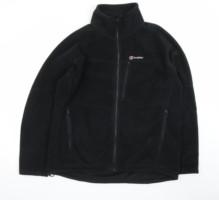 Berghaus Men's Black XXL Full Zip Fleece Jacket Outdoor Hiking