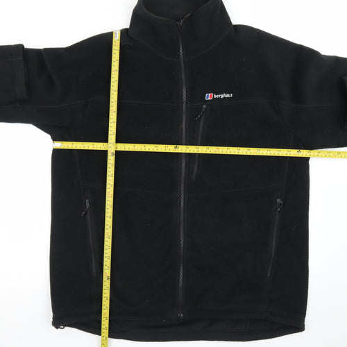 Berghaus Men's Black XXL Full Zip Fleece Jacket Outdoor Hiking