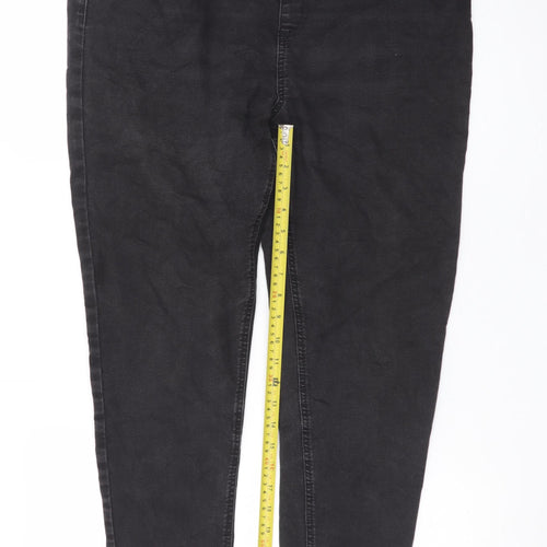 Marks and Spencer Womens Black Jeggings Size 18 Regular Stretch