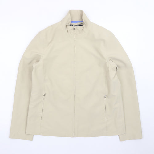Maine New England Women’s Beige Full Zip Softshell Jacket Size 12