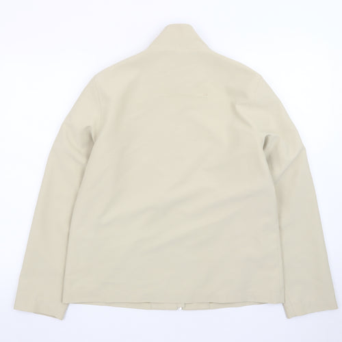 Maine New England Women’s Beige Full Zip Softshell Jacket Size 12