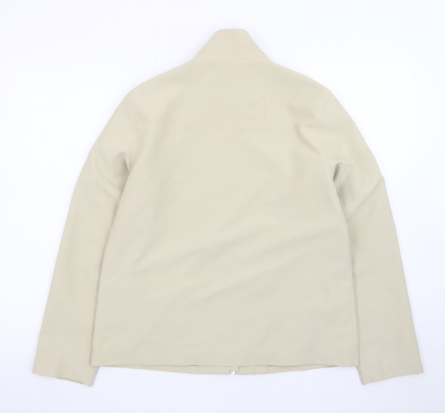 Maine New England Women’s Beige Full Zip Softshell Jacket Size 12