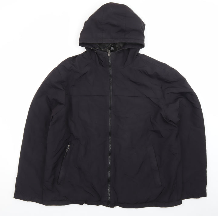Arctic Storm Men's Black XL Hooded Waterproof Puffer Jacket