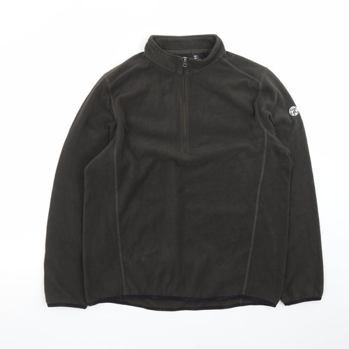 Tog Twenty Four Men's Black Fleece 1/4 Zip Pullover Sweatshirt M