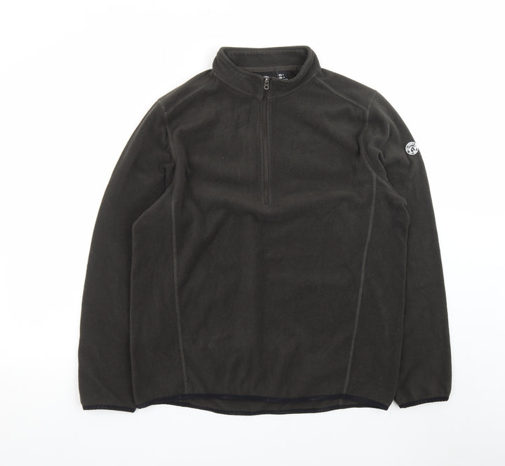 Tog Twenty Four Men's Black Fleece 1/4 Zip Pullover Sweatshirt M