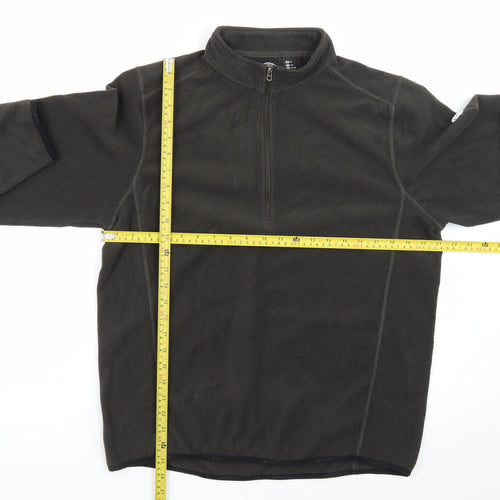 Tog Twenty Four Men's Black Fleece 1/4 Zip Pullover Sweatshirt M