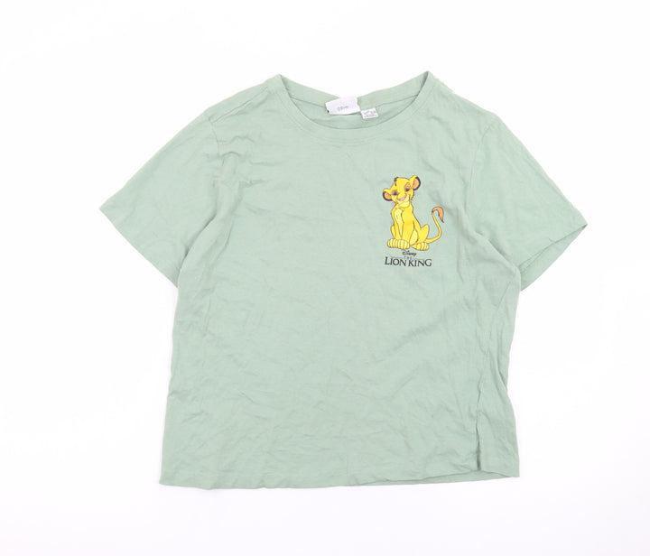 Disney Women’s Green Lion King T-Shirt XL Short Sleeve Cotton