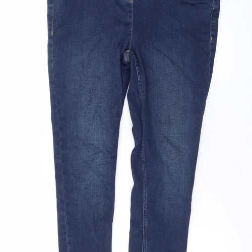 Next Women's Blue Skinny Jeans Size 12 Regular Stretch Denim