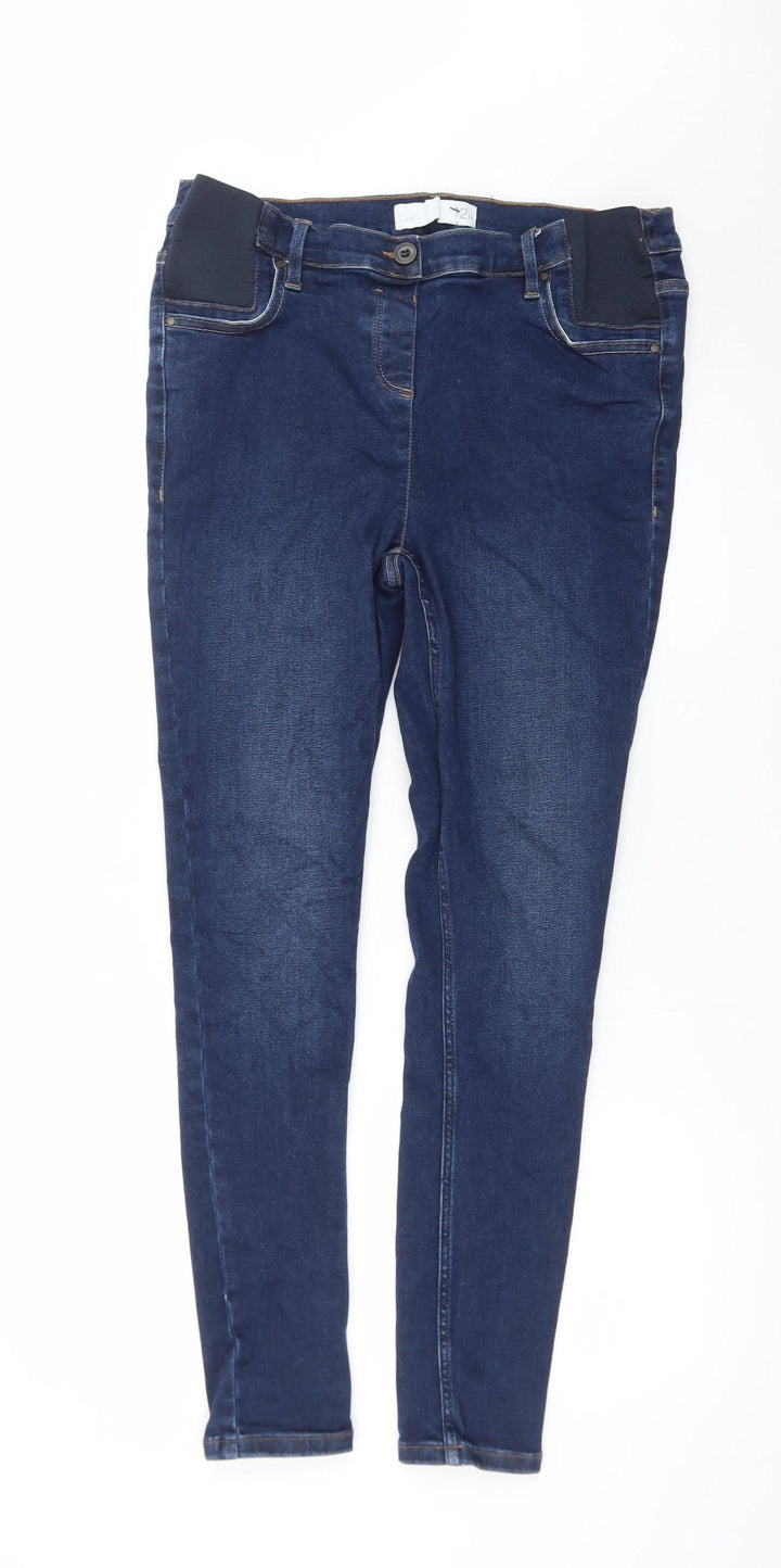 Next Women's Blue Skinny Jeans Size 12 Regular Stretch Denim