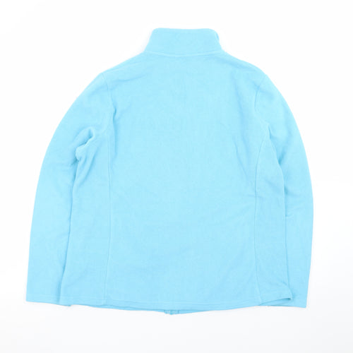 Dunnes Stores Women Blue Fleece Full Zip Jacket Size 16