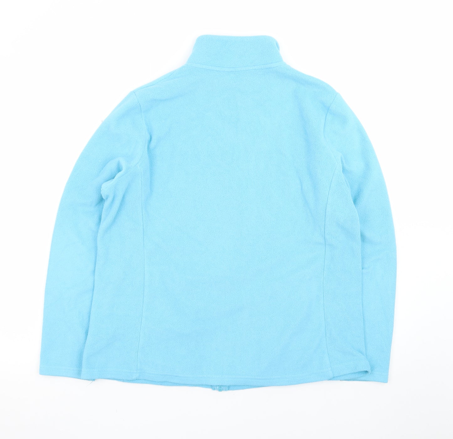 Dunnes Stores Women Blue Fleece Full Zip Jacket Size 16