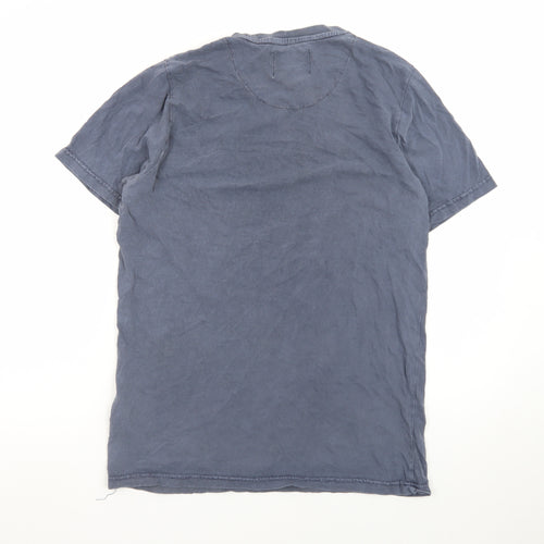 Nordam Men’s Blue Cotton Crew Neck Short Sleeve T-Shirt M