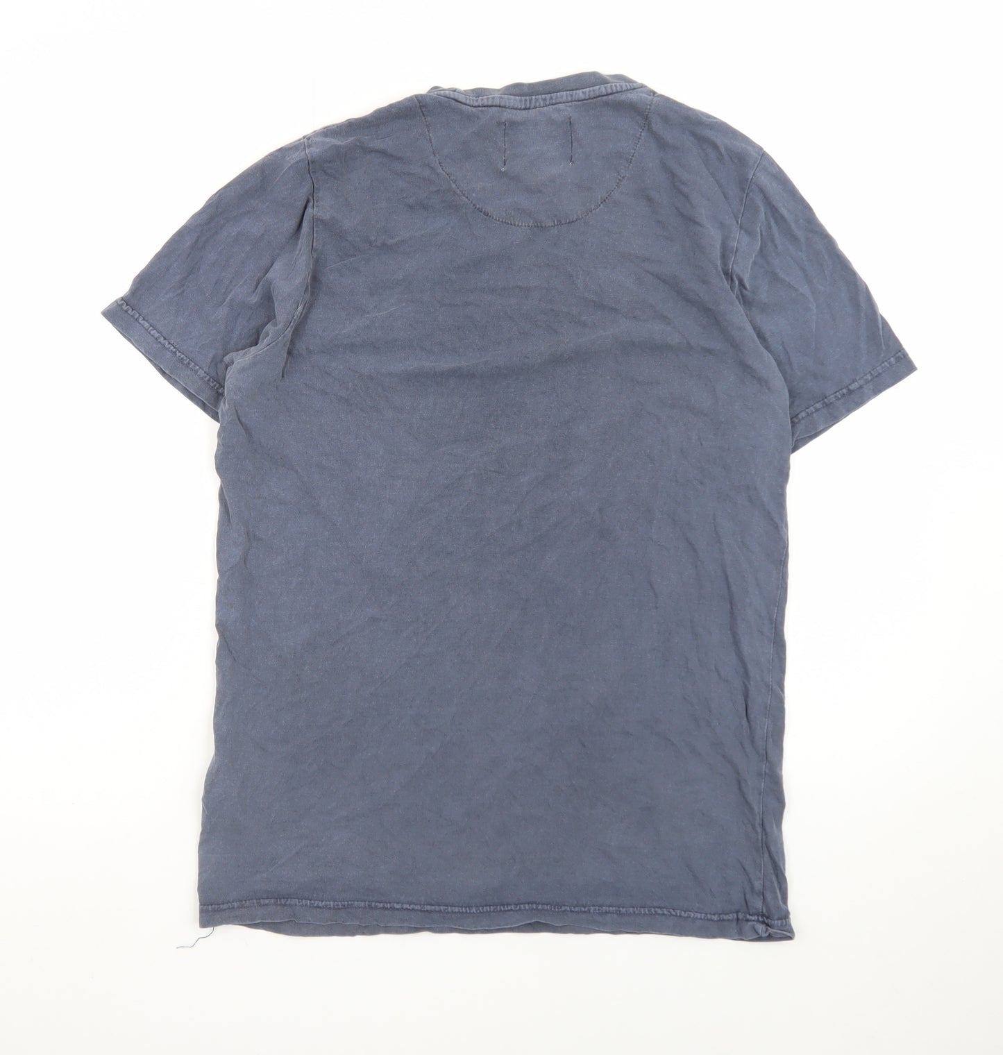 Nordam Men’s Blue Cotton Crew Neck Short Sleeve T-Shirt M
