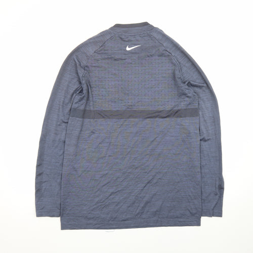 Nike Dri-FIT Men's Blue Small Golf 1/2 Zip Track Jacket