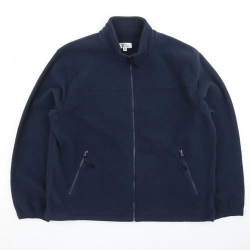 Arco Essentials Men’s Blue Fleece Zip Jacket XL Workwear
