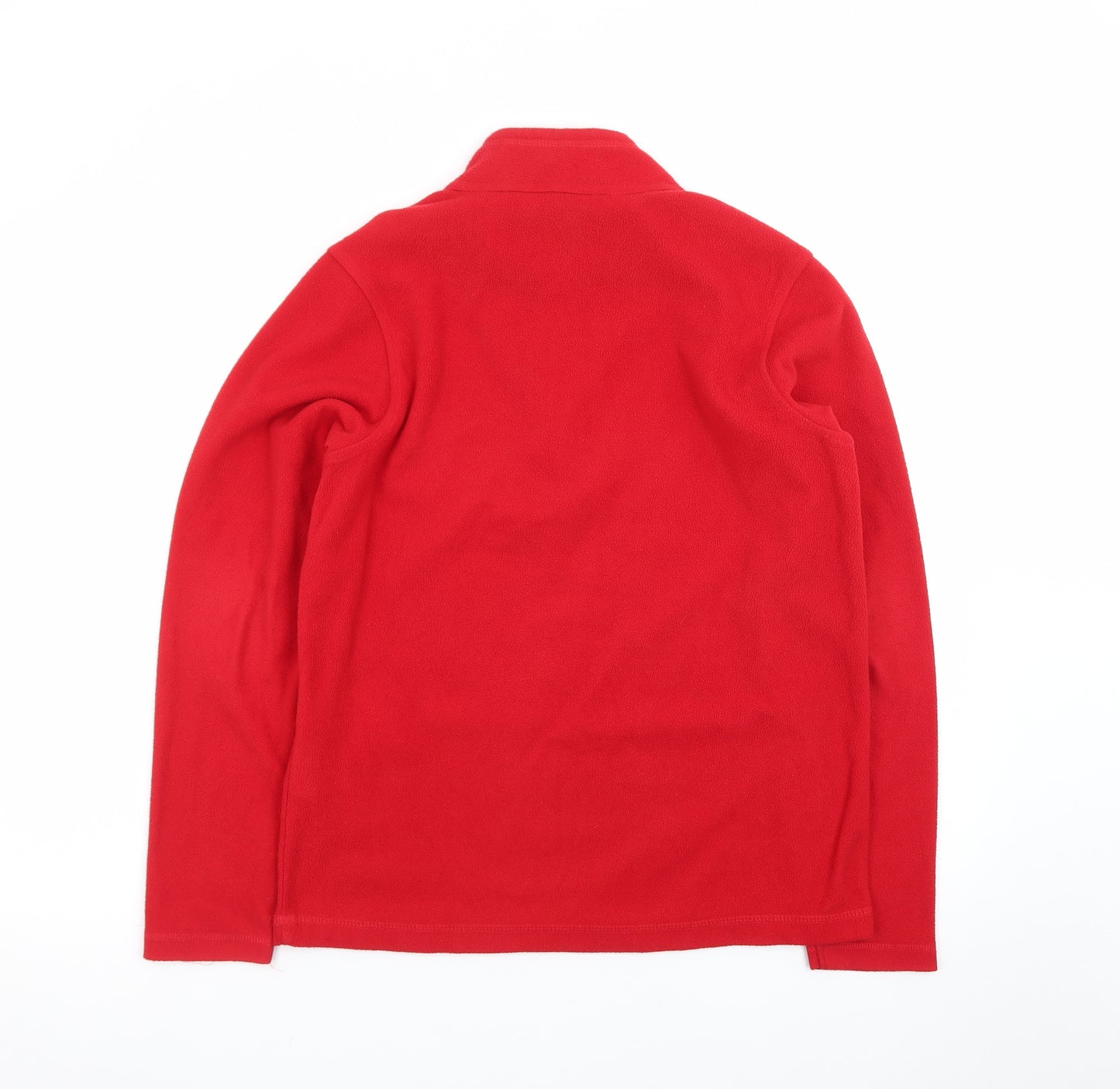 Regatta Boys Red Fleece Pullover Sweatshirt 1/4 Zip Size 16 Years