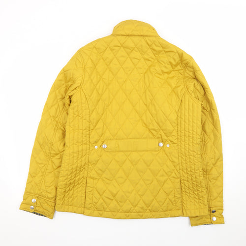 Regatta Womens Yellow Quilted Mid-Length Outdoor Jacket UK 16