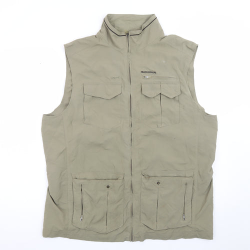 Craghoppers Men’s Beige XL Lightweight Outdoor Waistcoat