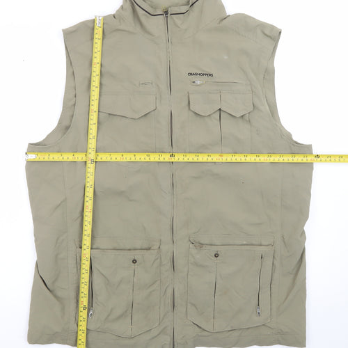 Craghoppers Men’s Beige XL Lightweight Outdoor Waistcoat