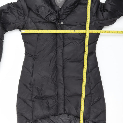 Bosideng Women's Black Long Puffer Coat Size M Winter Down Jacket