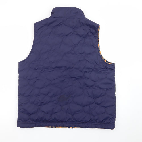 Barbour Womens Blue Quilted Waistcoat Size 14 Outdoor Gilet