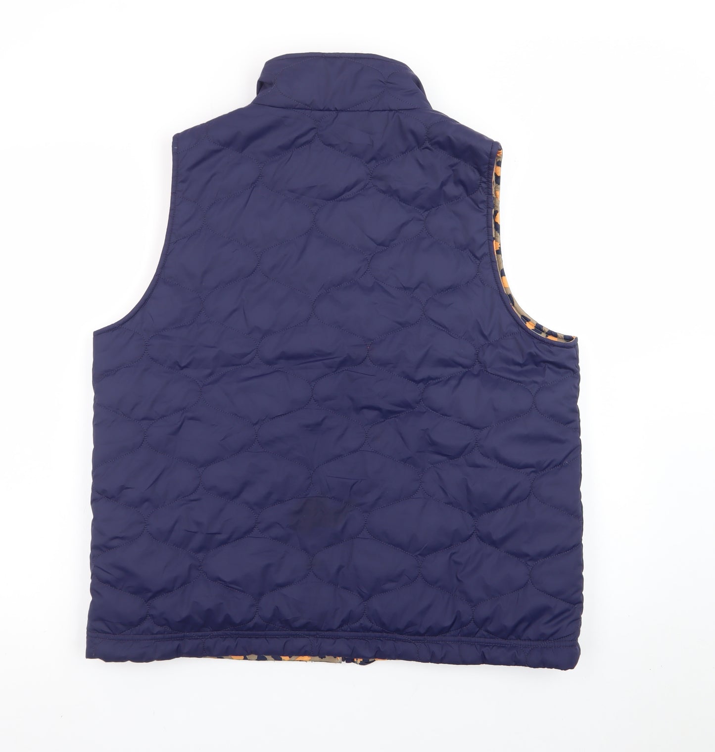 Barbour Womens Blue Quilted Waistcoat Size 14 Outdoor Gilet