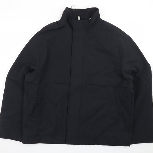 Marks and Spencer Men's Black Regular Fit Mid-Length Jacket S