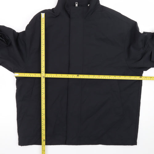 Marks and Spencer Men's Black Regular Fit Mid-Length Jacket S