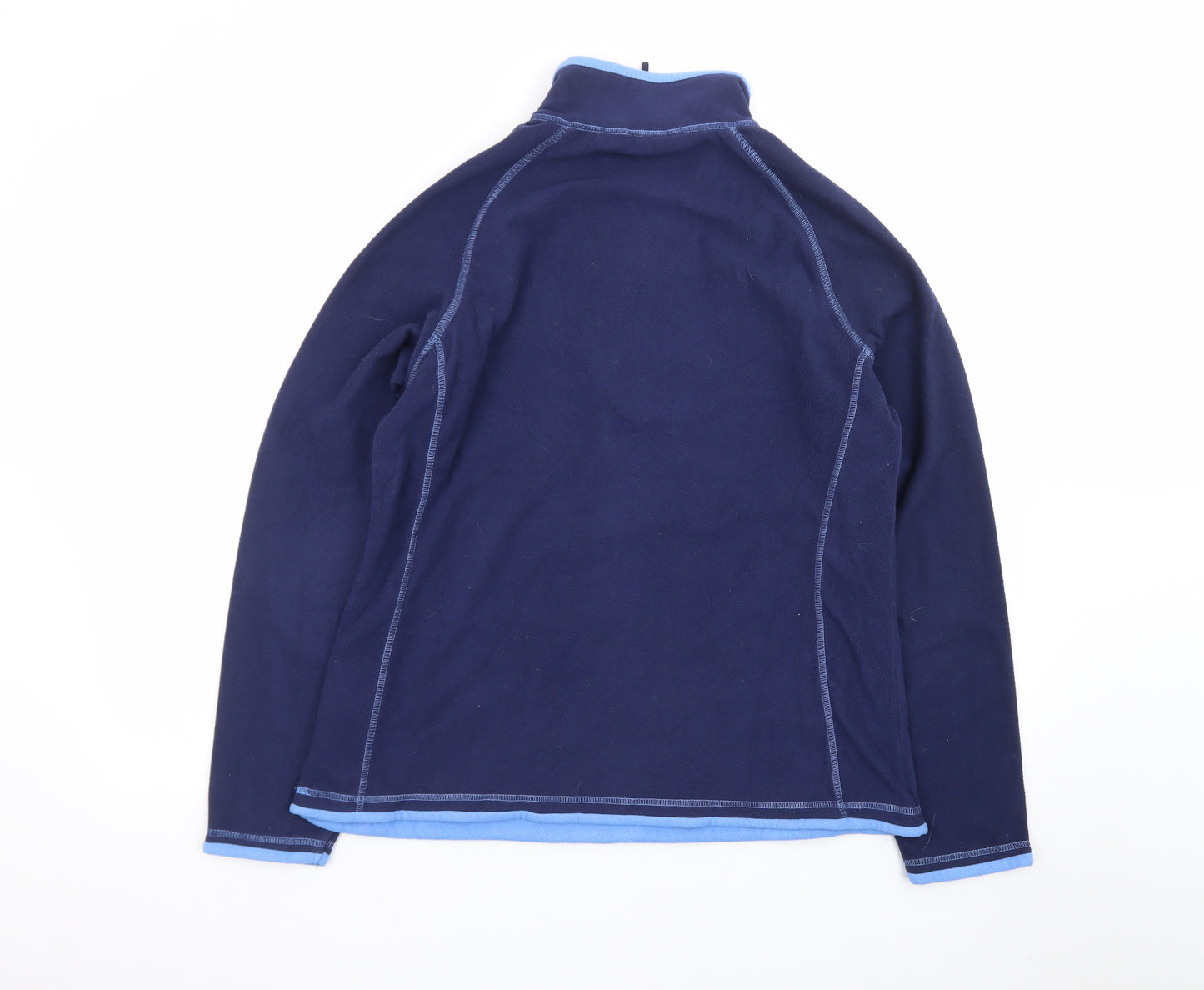 Mountain Warehouse Women's Navy Blue Fleece Pullover UK 14 Half Zip Sweatshirt