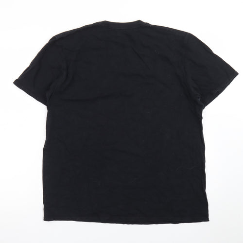 Sugababes Women's Black Cotton Band T-Shirt Size L