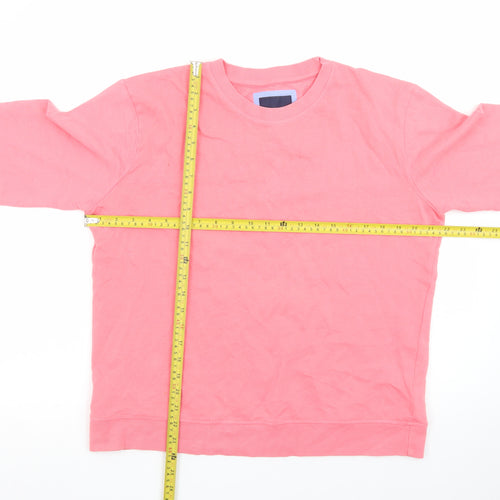Crew Clothing Company Women's Pink 3/4 Sleeve Cotton T-Shirt Size 14