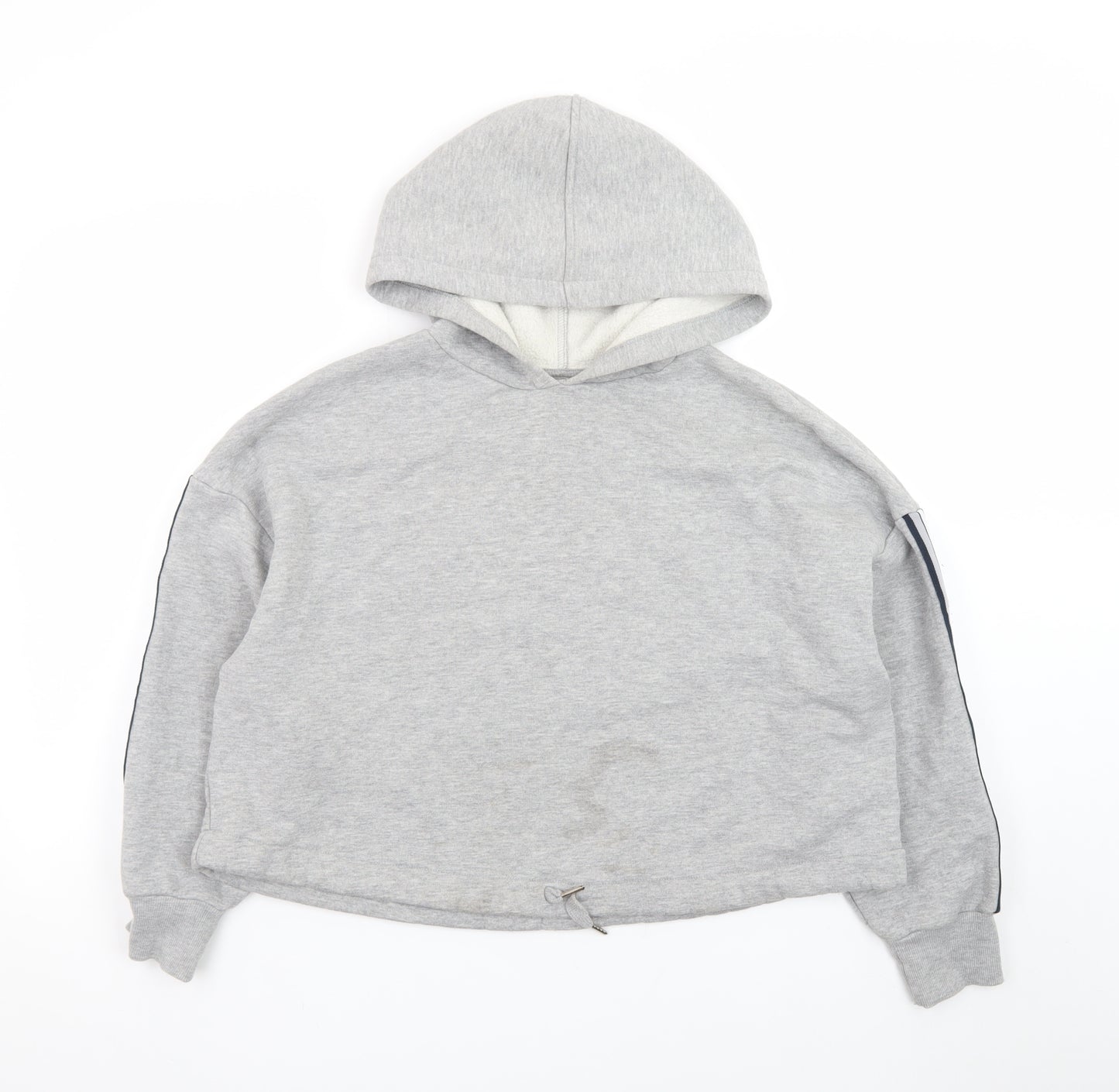 Marks and Spencer Women's Grey Marl Small Pullover Hoodie