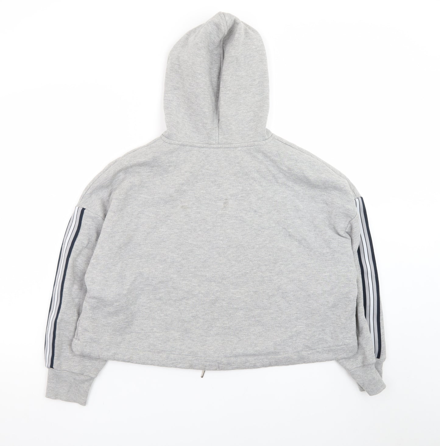 Marks and Spencer Women's Grey Marl Small Pullover Hoodie