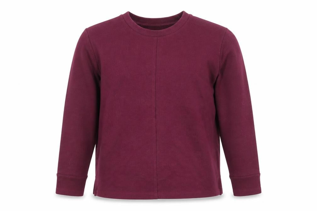 Marks and Spencer Men's Purple Cotton Crew Neck Jumper M