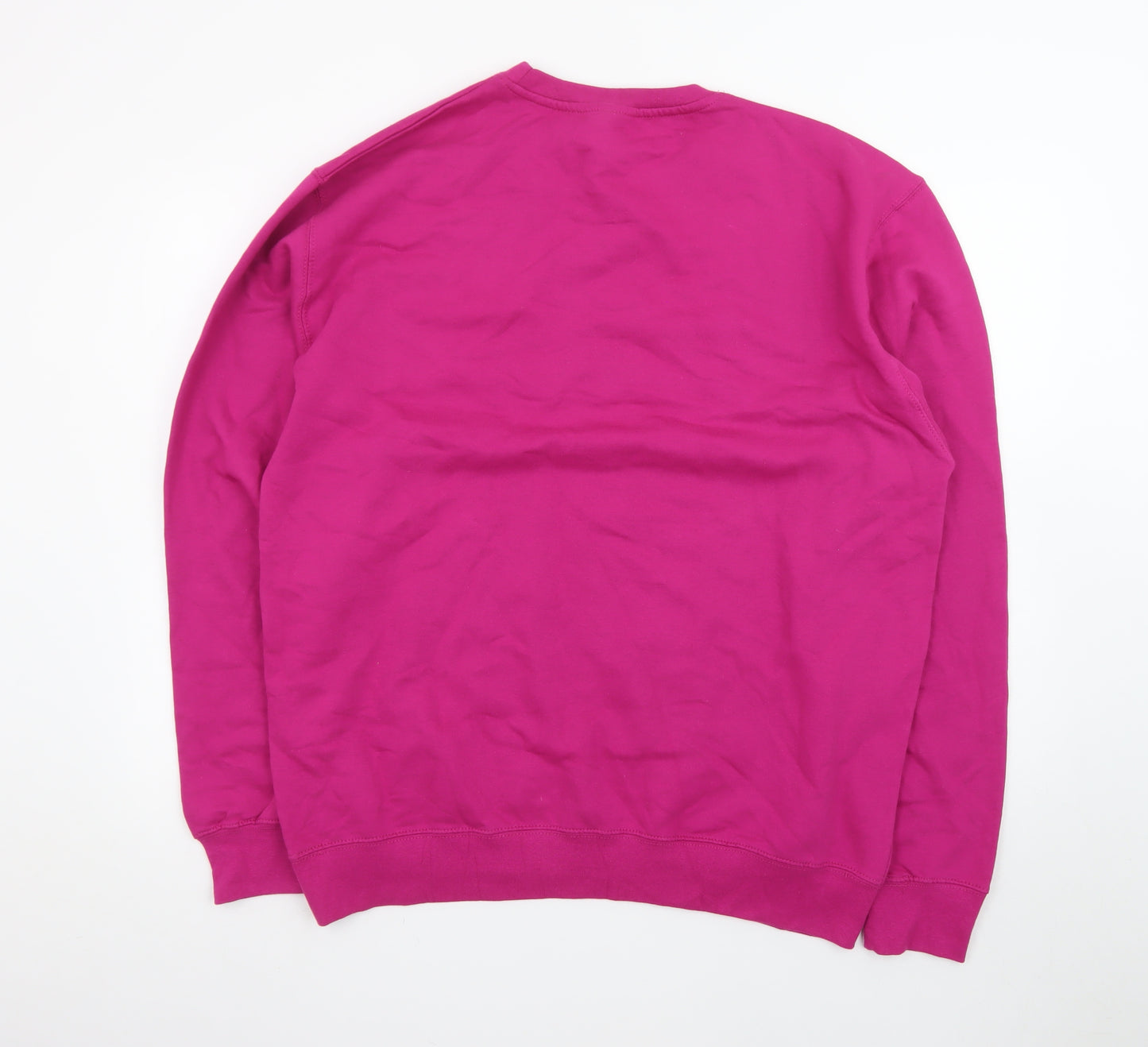 Percy & Nell Womens Pink Crew Neck 'Love' Cotton Sweatshirt XL