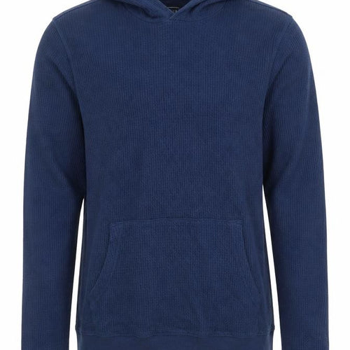 Gap Mens Blue Knit Pullover Hoodie Size M Regular Fit