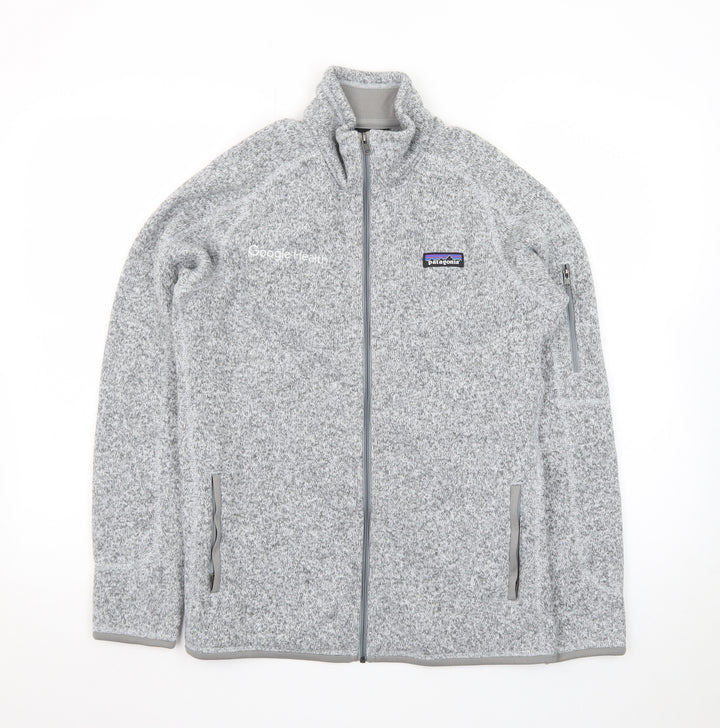 Patagonia Women Grey Full Zip Fleece Jacket Size M