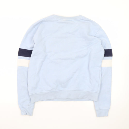 Fila Women's Light Blue Crew Neck Pullover Sweatshirt Size S