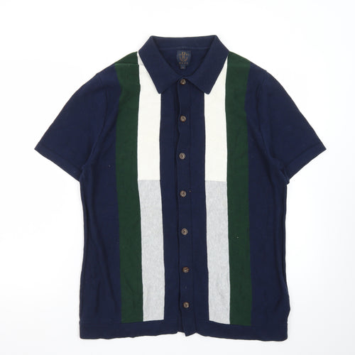 Next Men’s Multicoloured Cotton Polo Shirt Size M