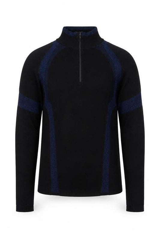 BAM Mens Black M 1/4 Zip Athletic Activewear Jacket