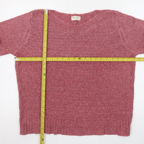 Marks and Spencer Women’s Pink Knit Pullover Jumper UK 18