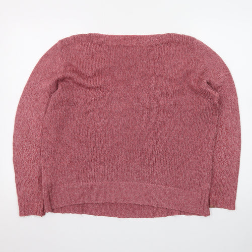 Marks and Spencer Women’s Pink Knit Pullover Jumper UK 18