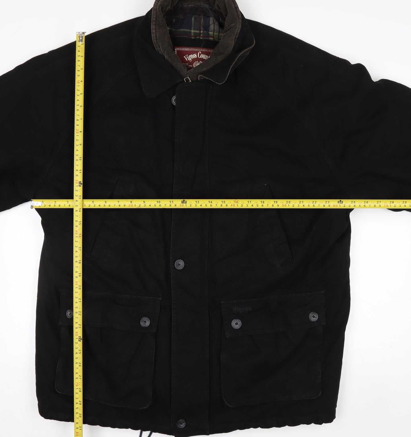 Vigoss Country Men's Black Cotton Field Jacket XL