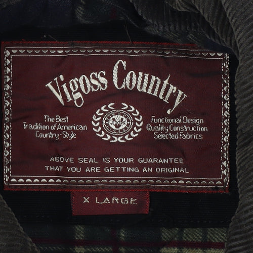 Vigoss Country Men's Black Cotton Field Jacket XL