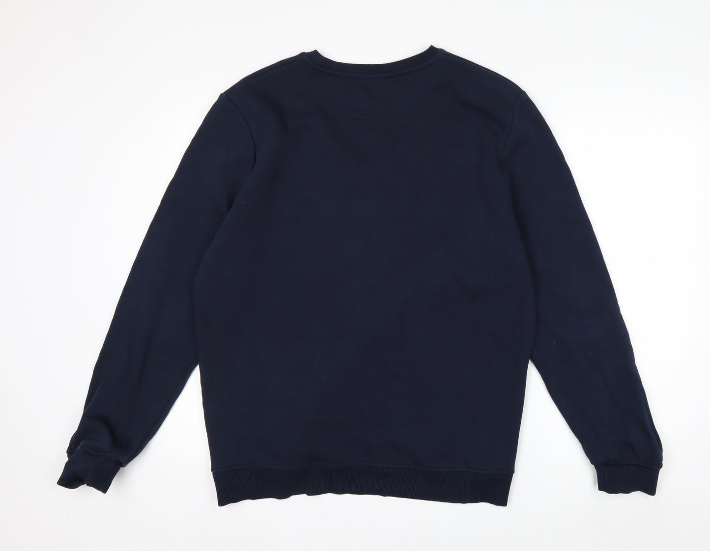 Disney Women’s Navy Neverland Sweatshirt XL Cotton Blend Crew Neck