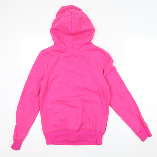 Marks and Spencer Women’s Pink Pullover Hoodie Size 8 Cotton Blend
