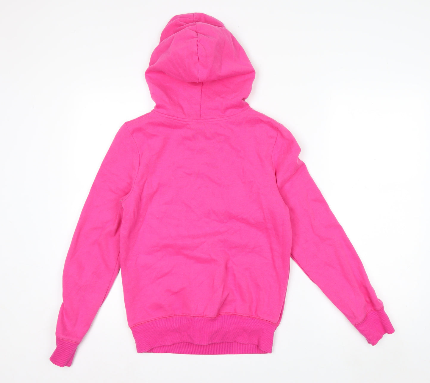 Marks and Spencer Women’s Pink Pullover Hoodie Size 8 Cotton Blend